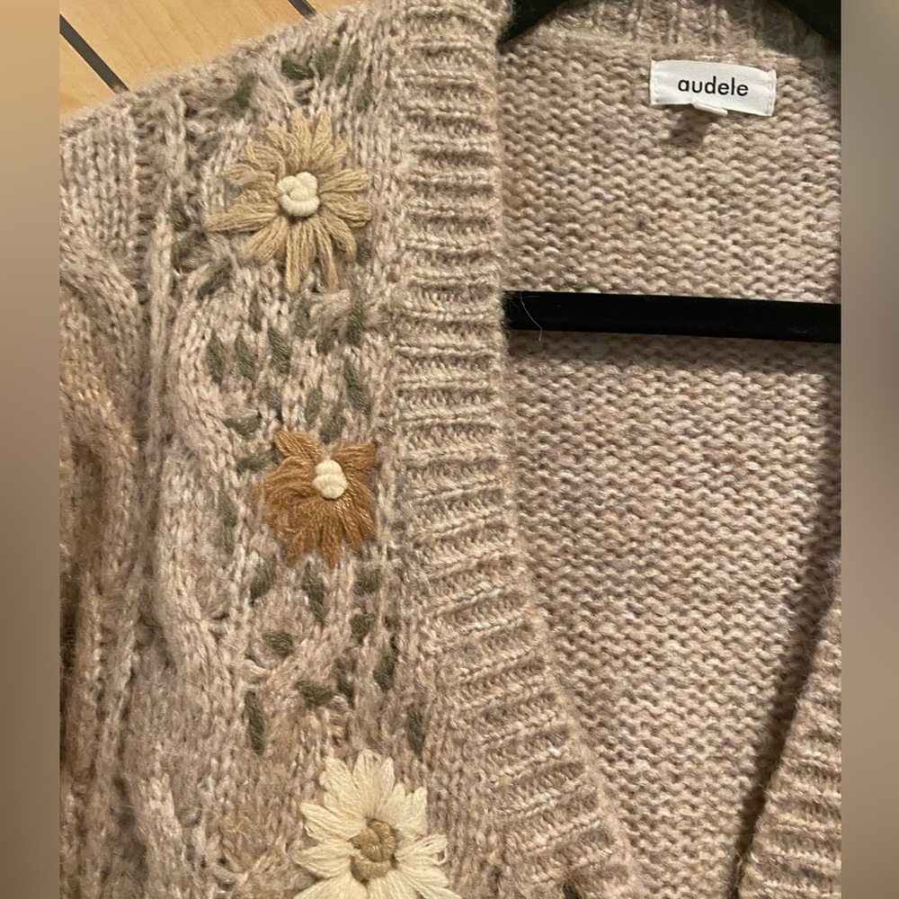 Audele wool cardigan sweater